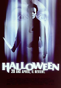 affiche du film Halloween 20 ans apr�s il revient